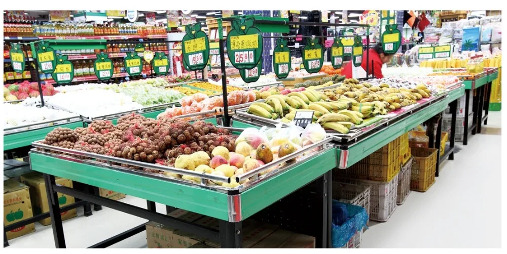 Foshan Jiebao Vegetable Stands For Sale Fruit And Vegetable Display