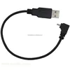 USB micro type A to USB cable with L shape 90 degree connector