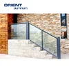 Nice looking glass railing products with cheap price aluminium glass railing system