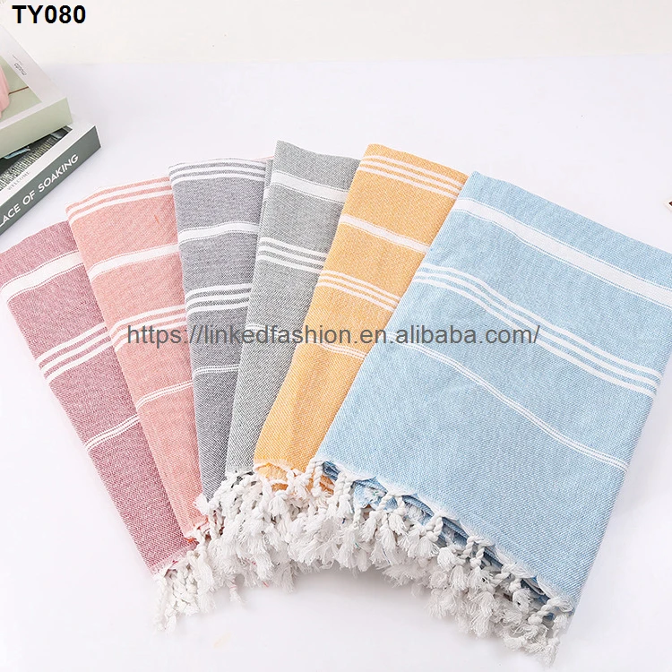 Women's Cotton Turkish Plain Soft Towel Multi color Handkerchief 12pcs 