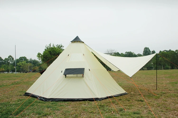 4 Meter Military Teepee Pyramid Apache Tent For 8 Person Adult - Buy ...