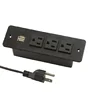 Canada Conference Table Power Socket Module Flush Mount USB Charge Outlet