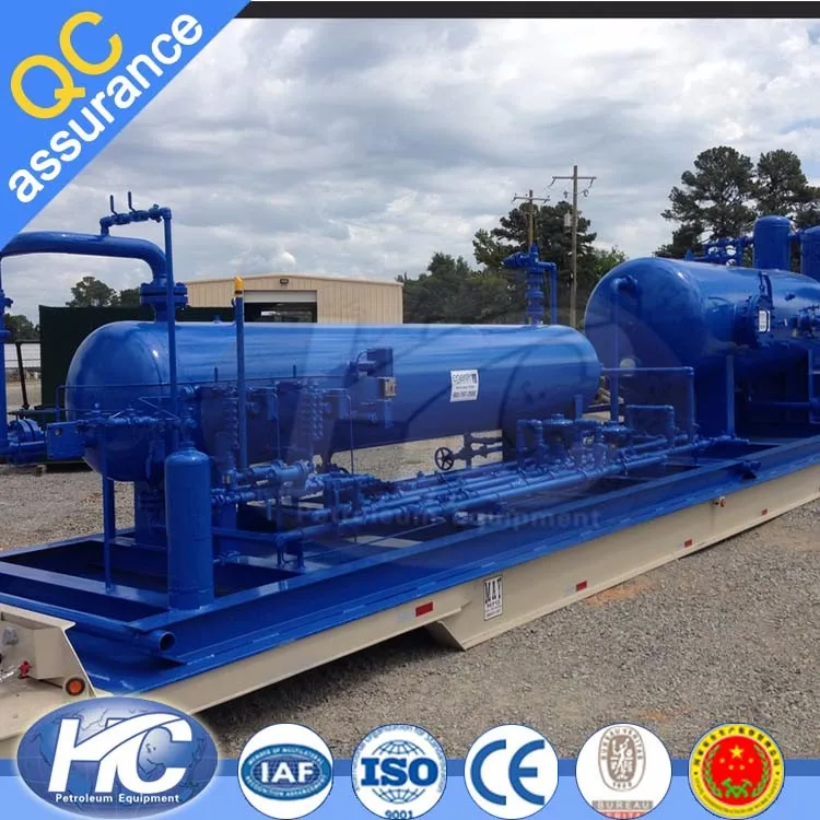 H2s Skidmounted Threephase Separator / Oilfield Separator / Oil Gas