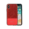 Dowager TPU Leather Phone Case glitter Flash bling bling Phone Case For iPhone 6 6p 6s 6sp 7 7p 8 8p X XS MAX XR