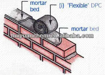 black poly damp proof course
