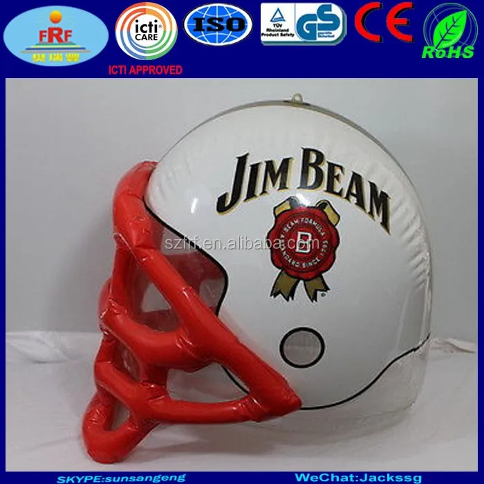 Blow Up Jim Beam Football Helmet,Large Promotion Jim Beam Helmet
