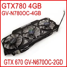 Gigabyte GeForce GTX670 GV-N670OC-2GD / GTX780 4GB GV-N780OC-4GB Graphics Video Card Cooler Fan