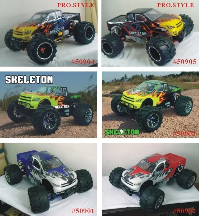 skeleton rc car