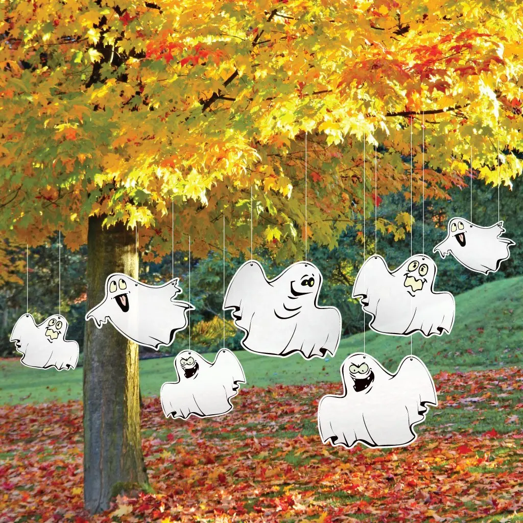 halloween yard decoration funny ghosts