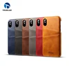 For iPhone X Case Brush Card Slot Holder Back Cover Kickstand Case