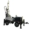 New model four wheels hydraulic system control water well drilling rig for water well drilling construction