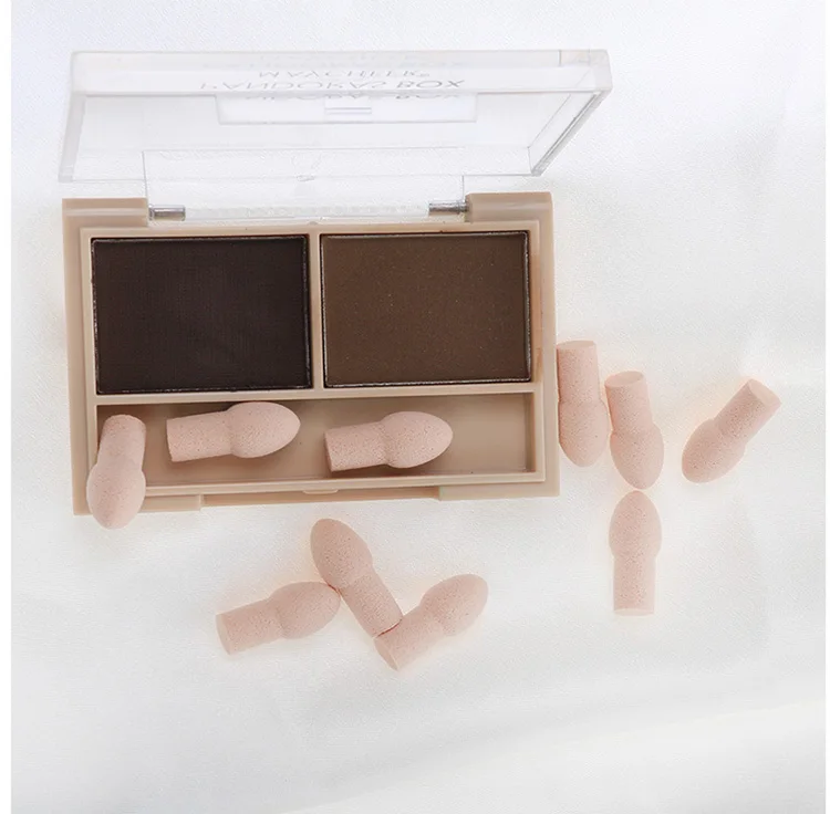 New Shooting Mini Finger Makeup Wedge Sponge Blender Eyeshadow