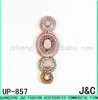 2017 the newest pink beaded sandals uppers