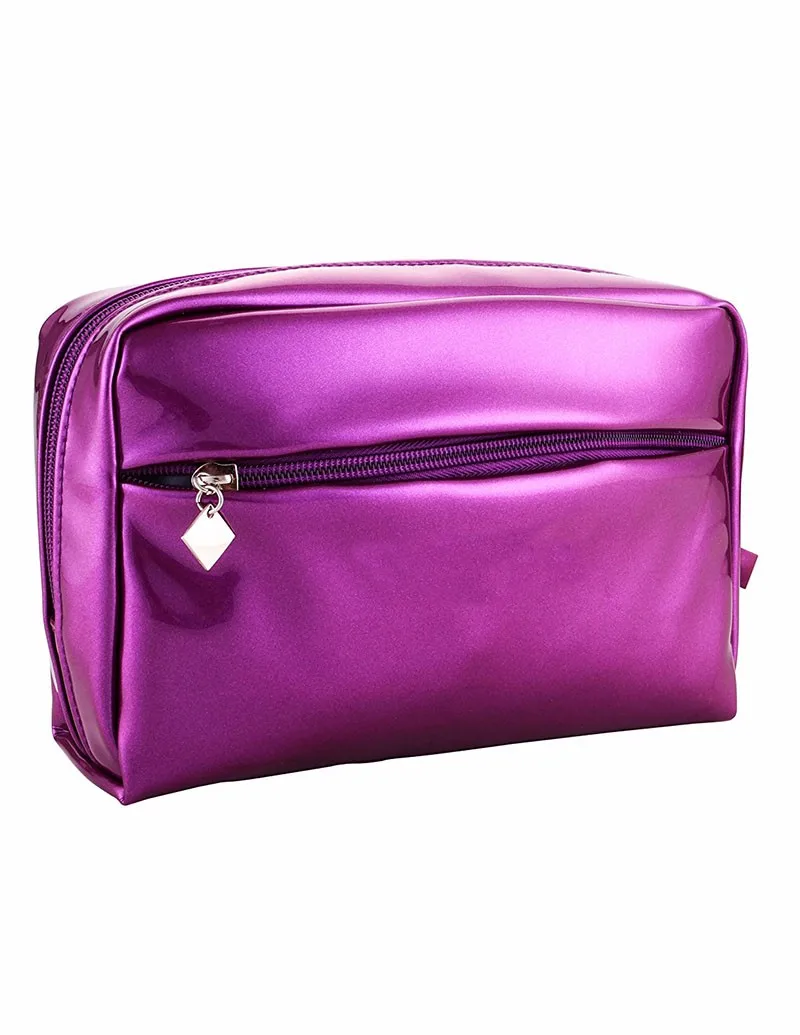 Artgimen Elegant Pu Leather Handy Cosmetic Pouch Clutch Makeup Toiletry