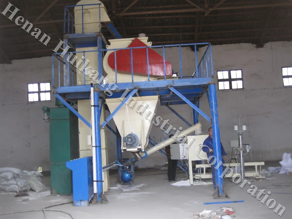 Automatic Operating Dry Mix Pack Marble Tile Glue Producing Machine