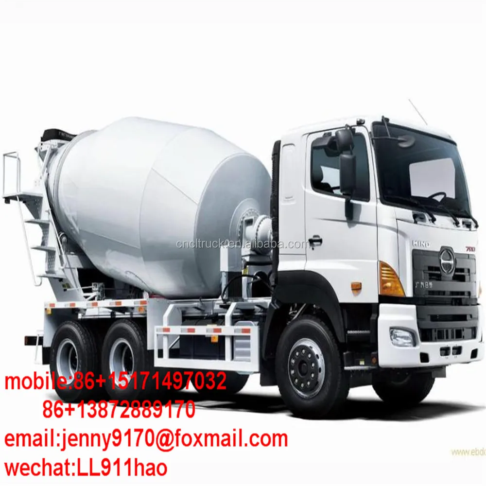 Japan Brand Hino Concrete Mixer Truck Lhd 6*4 10cbm Sale For Concrete