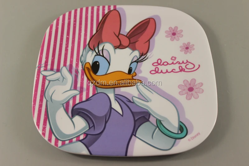 Factory supply melamine square plates plastic square plate