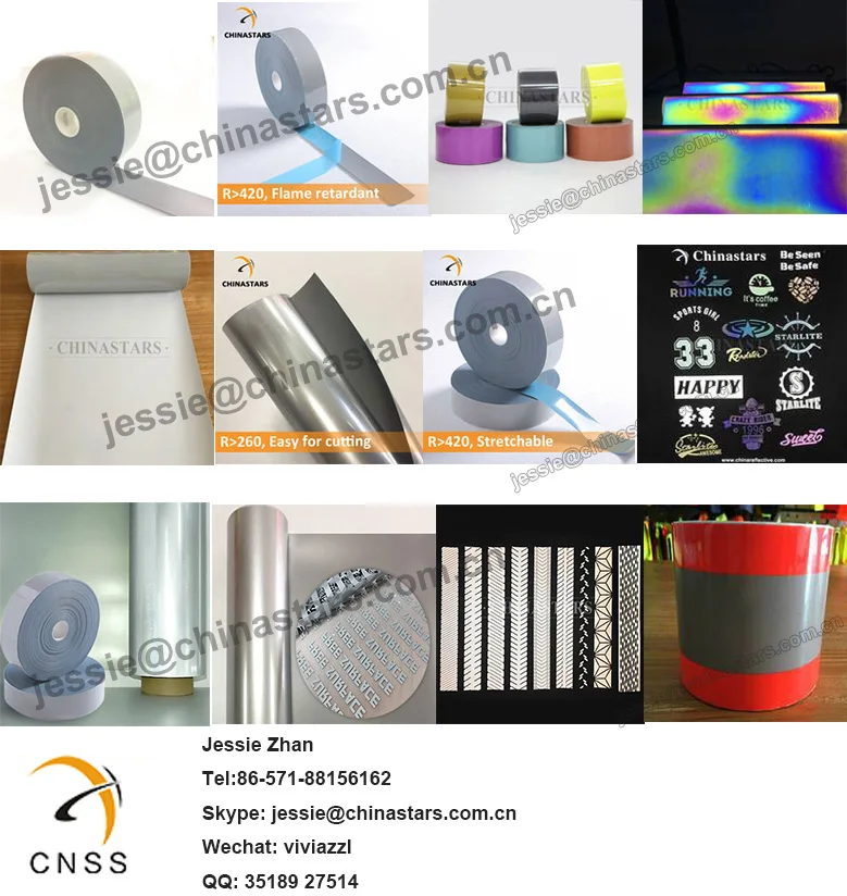 Csr13037z Clear/transparent Reflective Film Glass Beaded Reflective