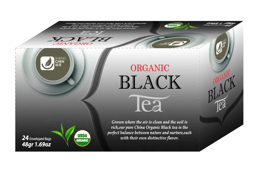 Famous Brand Organic Black Tea 2g*20bags/box Qs Iso Haccp Organic