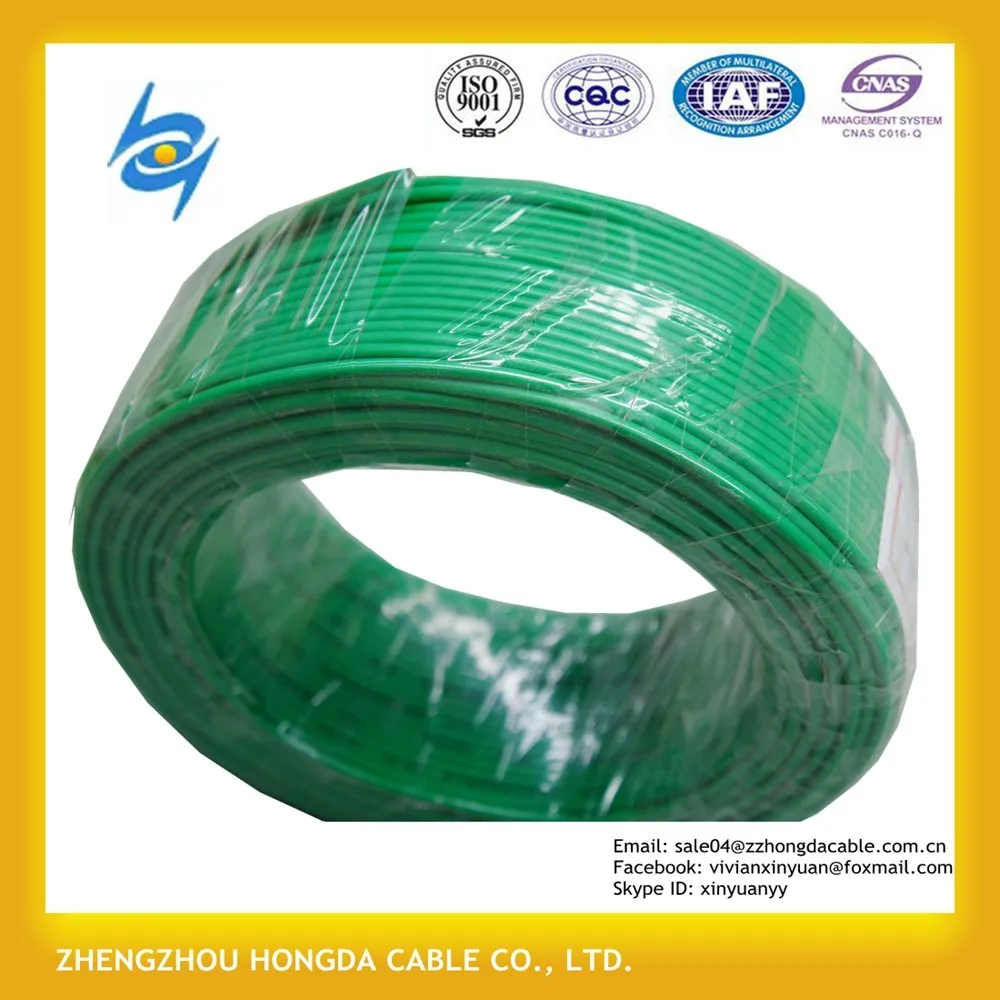 450/750v Pvc Copper Conduct Flexible Electrical Cable Housing Wiring