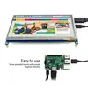 7 inch display with 1024 X 600 Resolution Capacitive touch Option,HDMI Interface TFT Monitor Module Supports all Raspberry Pi 3