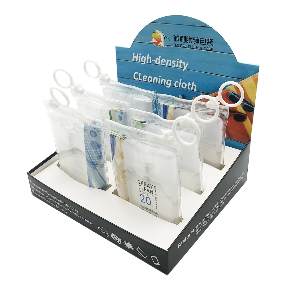 Wholesale custom different size multifunction digital printing cell phone cleaning cloth with package\n