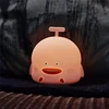 Silicone night light seven color change to pat light USB charging bedroom LED light