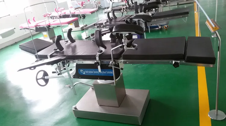 Manual operation theater table in hospital hydraulic surgical bed