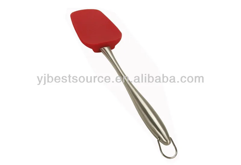 silicone spatula with metal handle