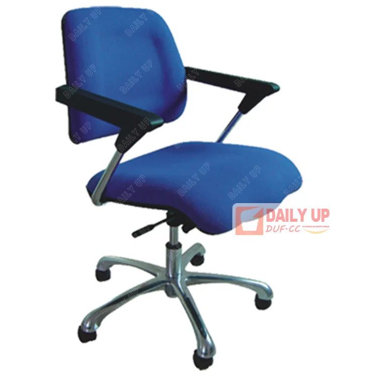 Armrest Office Chair With Heated Seats Conference Padded Chair with Chrome Casters