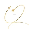 Simple Slim Bracelet Arrow Open Cuff Bangle Copper Jewellery Gold Silver Plated Best Friendship Gift