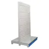 Grocery store shanghai style model metal gondola display rack supermarket shelves