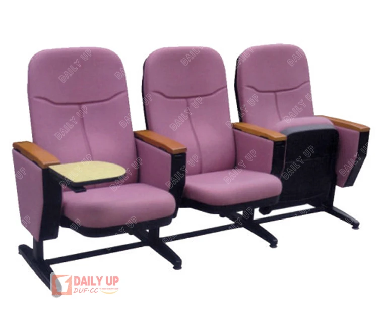 Theater Seating Chairs Auditorium Chairs with Writing Pad Convention Hall Chair with Desk