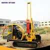 wheeled type diesel engine with single cylinder rubber crawler hydraulic pile driver Static