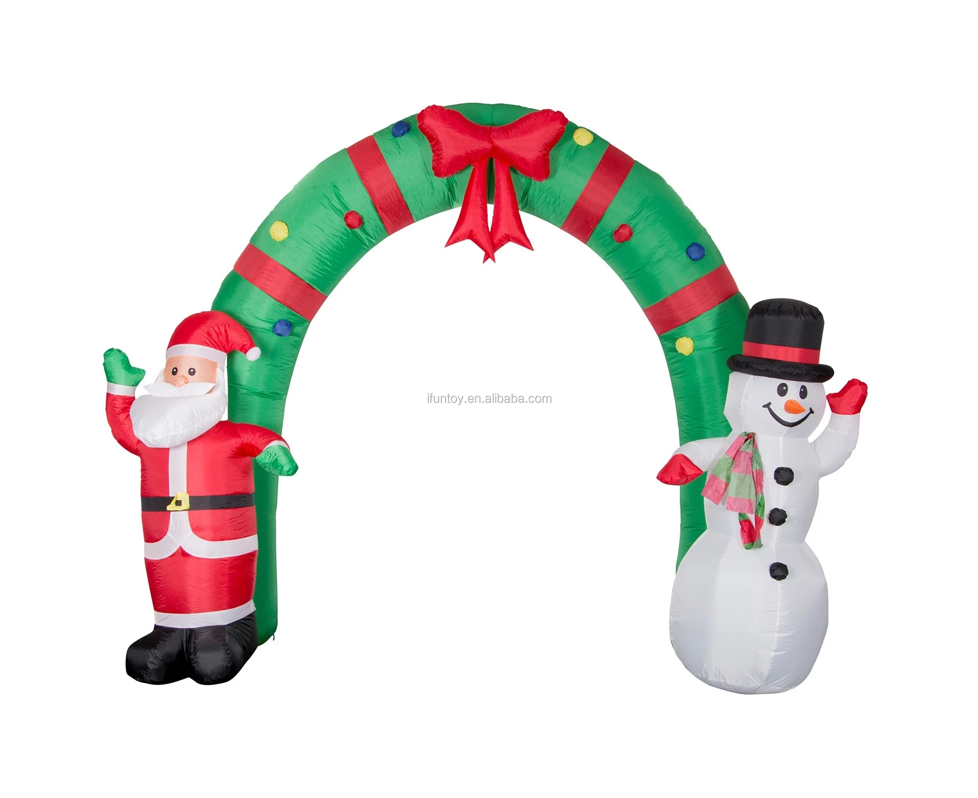 Christmas Giant Inflatable Arch With Gift Boxes For Decoration/ Inflatable Christmas Archway For