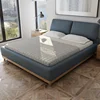 Queen size pine solid wooden beds bedroom furniture set