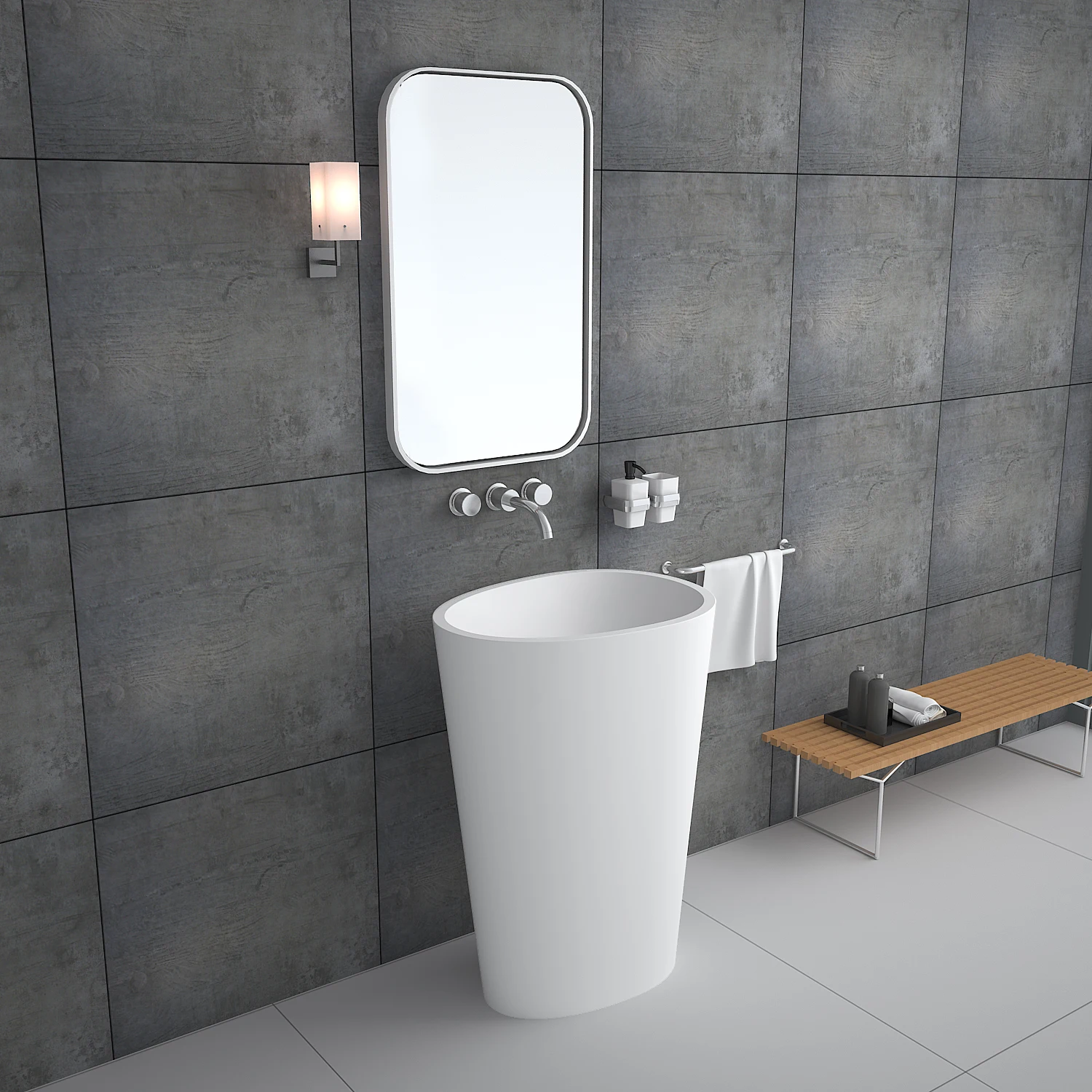 sm-8501 best quality artificial stone sink black color free