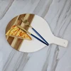 Splicing Serving Marble cheese Board Set with Half Ancient Wood