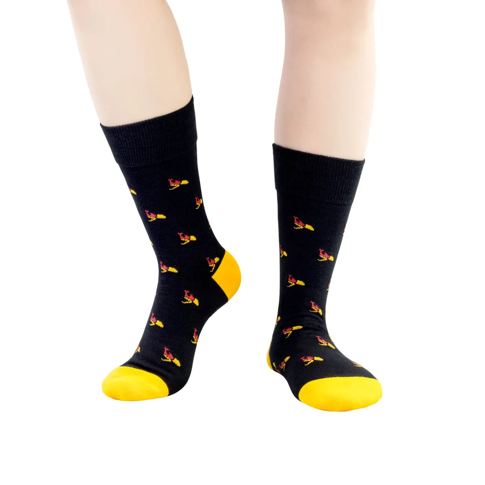 New Cartoon Custom Print Compression Trampoline Grip Loose Socks