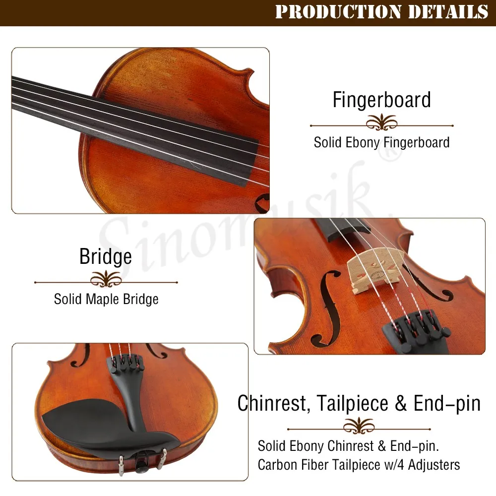 Master Level High Quality Antique Violin With Violin Case Rosin Buy