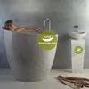 small carrara white marble deep soaking stone tub with seat for narrow bathroom deep soaking bath tub