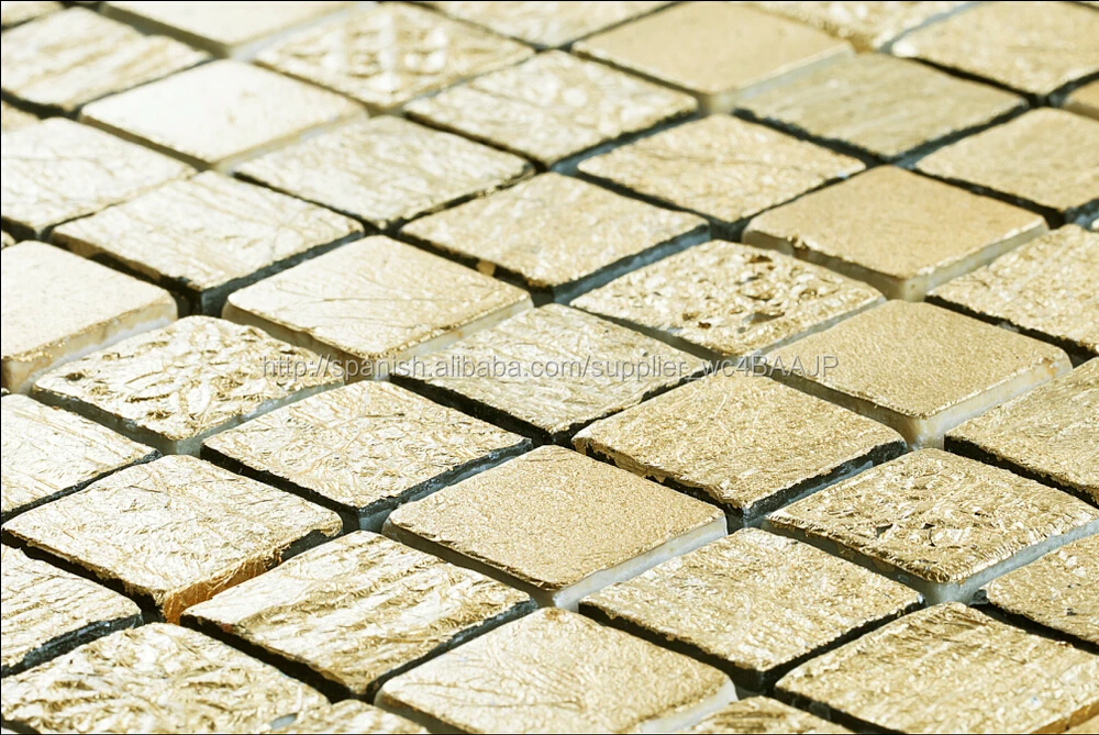 Precio Barato Cocina Y Baño Mosaico Dorado Decoración Azulejos - Buy