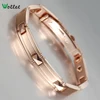 Free Addition Health Element Stainless Steel Gold Plated Fashion Jewelry Set