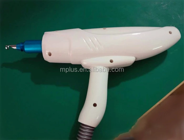 portable laser handle gun with nd yag q switch tattoo removal 532/1064/755 tips 808nm diode laser handle gun