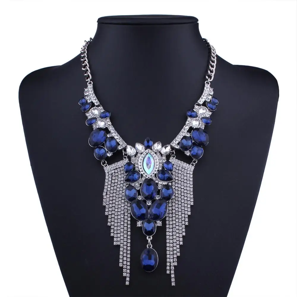 Luxury Diamond Necklace Ladies Evening Dress Necklaces N2258 - Buy ...
