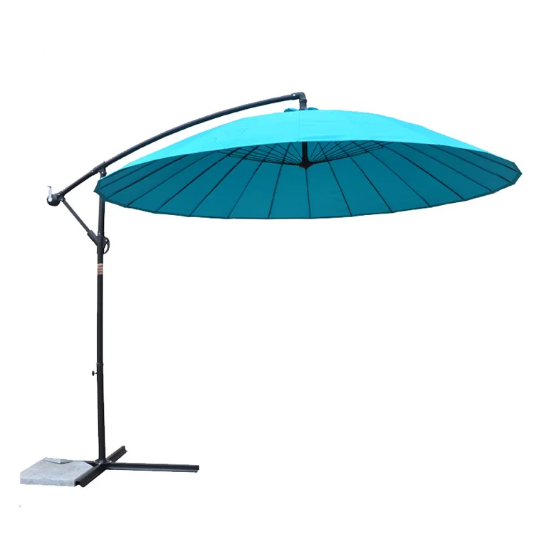 Restaurant Outdoor Sunshade 48mm Aluminium Garden Offset 9ft Banana Umbrella Buy Banana Umbrella Aluminium Garden Umbrella Garden Umbrella Aluminum Product On Alibaba Com