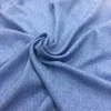 China 100% polyester material and colorful garment fabric in linen look woven fabric stock lot for fashion clothes