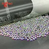 Best shinning Cheer bow strips Rhinestone transfer motif Bling hot fix Crystal ab