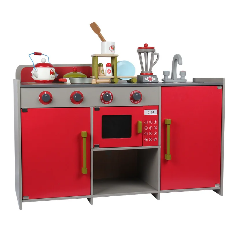 red kitchen toy