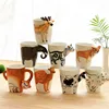Creative Personality Cup Ceramic Coffee Cup Custom Painted Mug 3D Animal Cup